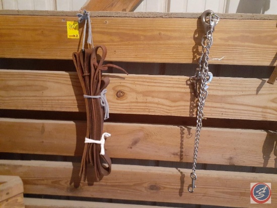 Leather and Canvas Saddle/Cinch Straps, Metal Snaps and More