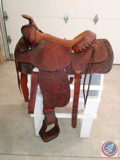 15- 1/2'' Herferd Tan Yoakum...Saddle No. 7841 107-78163