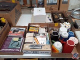 Assorted Coffee Mugs, Wall Decorations, H.S. Strut Wild Turkey Chalk and Calls, Electric Dog Collar,