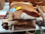 The Namib Collection Throw Pillow and Three Fur Pelts