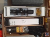 (2) Crossbow Scopes and Shotgun Shell Belt