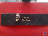 Sterling Silver Ring with 10K Gold Top, Cuff Links and Tie Pins