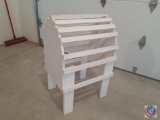 White Wood Saddle Stand