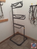Metal Three Tier Space Saving Saddle Stand