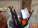 (10) Ice Fishing Poles and (2) Tip-Ups