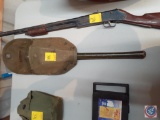 Vintage WWII U.S. Army Issue Shovel with Cover