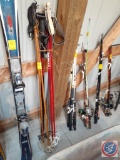 Three Sets of Ski Poles Including Stride, Scott and BarreCrafters