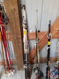 Fishing Poles Including Brands Such As Mudville, Stinger, Big Game and More