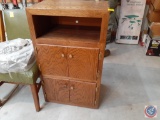 Wooden Cabinet with Three Shelves