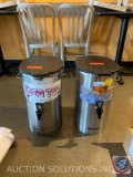 Two iced tea dispensers by Bunn