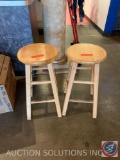 Two 30 inch stools