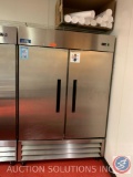 Arctic air commercial freezer two door with digital readout