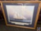 Framed Print ''Yacht's of the America's Cup'' Signed M. Thompson... Special Edition...