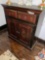 Antique Inlaid Side Board (Contents Sold Separately)