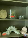 Bird Figurine, Floral Decoration, Assorted Knick Knacks...
