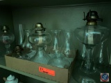 Antique Oil Lamps and Plumes...