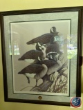 Ducks Unlimited Framed Print ''Gander Mountain'' 2829/5300 Signed by Art La May...