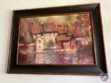 Framed Painting Signed Illegible...