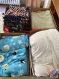 Crocheted Blanket, Assorted Bedding...