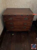 Henredon Three Drawer Vintage Side Table...