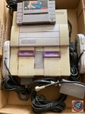 Original Super Nintendo Model No. SNS-001, (2) Controllers, Star Fox Game (Condition Unknown)...