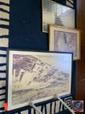 (3) Framed Prints, One Signed Joan Burr...