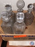 Glass Decanters w/ Stoppers...