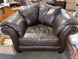 Leather Arm Chair...