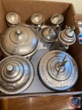 Silver Tea Pot, Silver Lidded Pots from Algeria