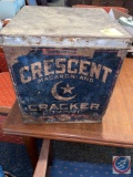 Antique Cresent Cracker Tin...