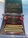 Antique Corona Typewrite w/ Original Case (HINGES BROKEN)...