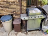 Commercial CharGrill Propane Grill w/ Propane Tank, Trash Cans, Grill Cover...