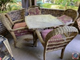 Patio Table w/ (4) Chairs and Cushions...