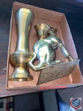 Brass Dog and Brass Plume...