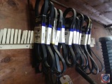 {{11X$BID}} Napa Belts Including Part No. 801264, 081223, 080991, 070763 and More {{RACK INCLUDED}}
