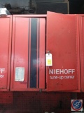 Niehoff Tune-Up Center Parts Cabinet Measuring 34'' X 30'' X 11''