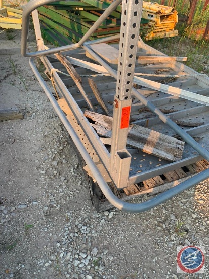Aluminum Platforms 5 x 3 2 stair sets 4 ft rise