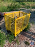 Lift -it Scaffold cart with assorted scaffolding parts