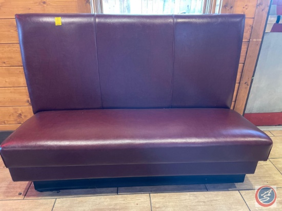 {{5X$BID}} Booth End Seating Measuring 60 1/2'' X 25'' X 43''