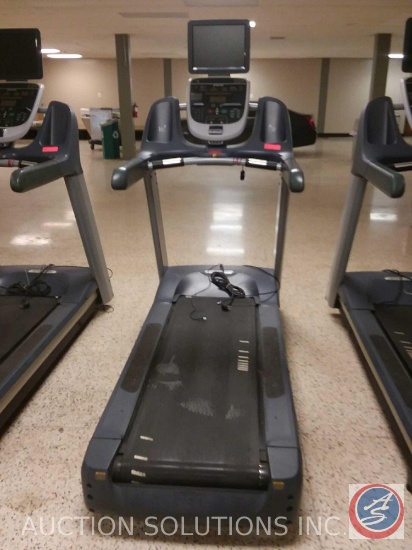 1 Precor treadmill with TV monitor model number is TRM 954i