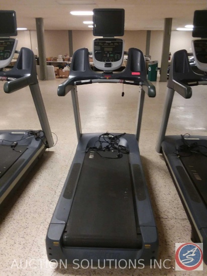 1 Precor treadmill with TV monitor model number isTRM 954i
