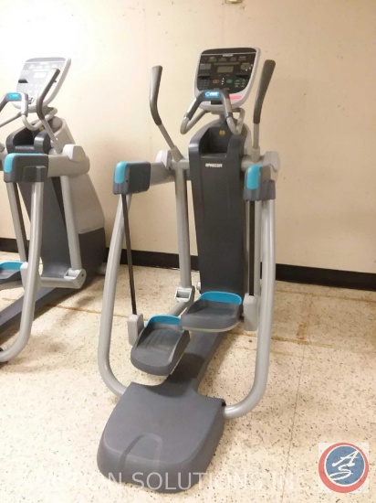 1 Precor adaptive motion trainer open stride with no TV monitor model number is AMT 885