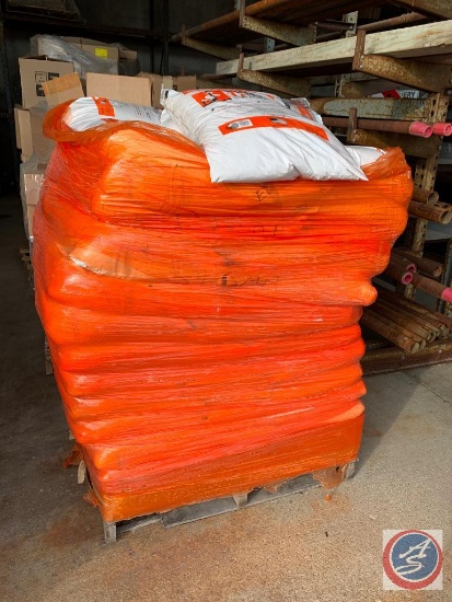 Pallet of Spill Tackle all purpose absorbent.