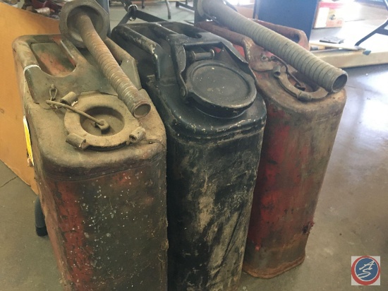 (3) Vintage Gas Cans
