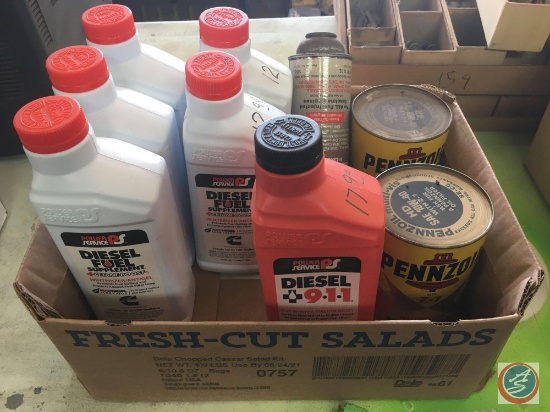 ...Power Service Diesel Fuel Supplement Winterizer/Antigel and Penzoil...10W-40,...