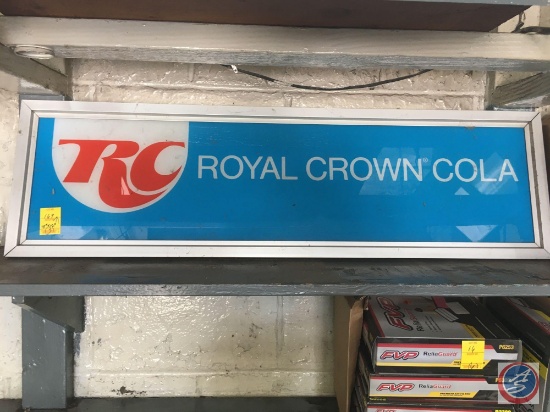 RC Royal Crown Cola Sign 41" x 12", Valvoline Sign and ACDelco Sign
