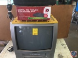 Toshiba TV/VCR Combination Model No. MV13N3, VHS Rewinder and... DTVPal Digital-To-Analog Converter