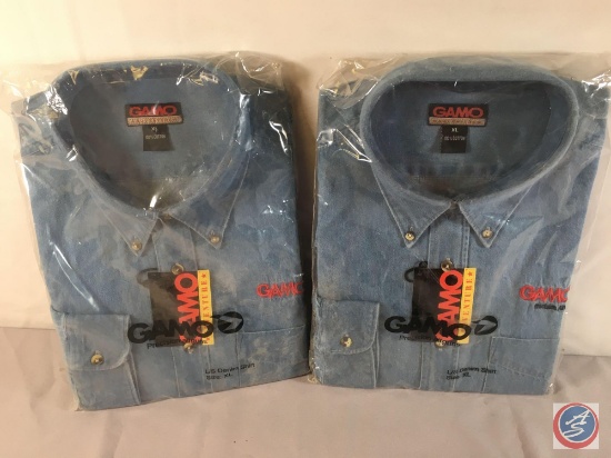 (2) Gamo...Adventure XL Denim Shirts...