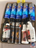 (5) Gunslick...Water Shed... Silicone Water & Stain Repellent Protects Leather & Fabrics, (1)......B