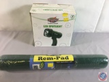 Interstate Batteries Outrageously Dependable Led Spotlight, Remington Rem-Pad Gun Cleaning Mat Small